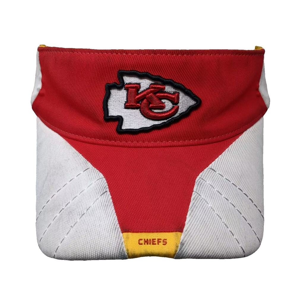 Kansas City Chiefs NFL Reebok Visor Red White One Size Authentic Sideline